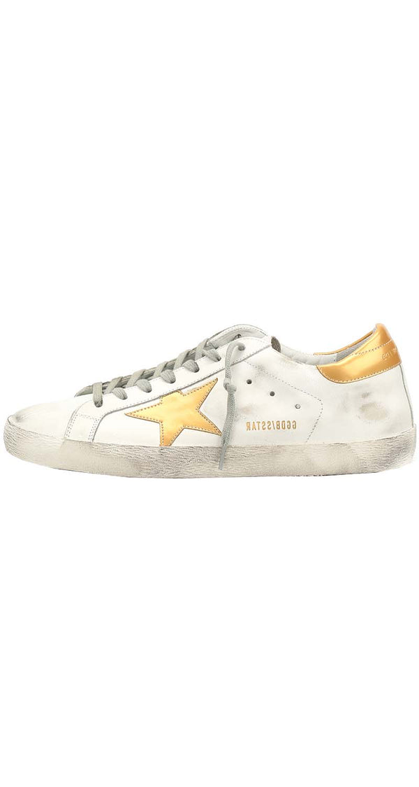 Zapatillas Superstar Blanco Estrella Dorada