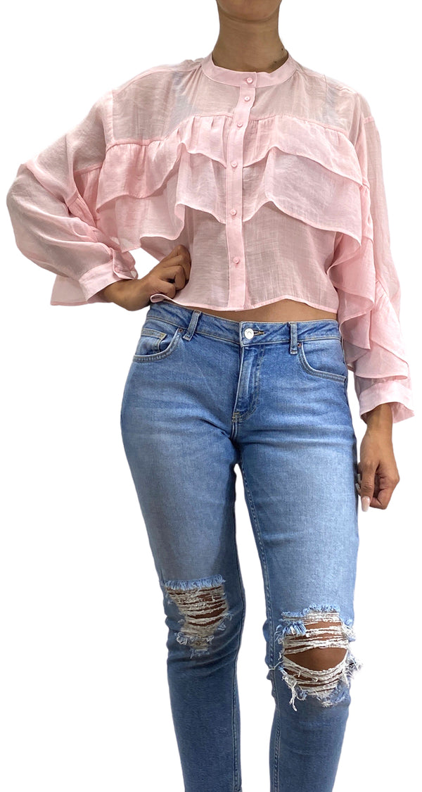 Blusa Vuelos Rosada