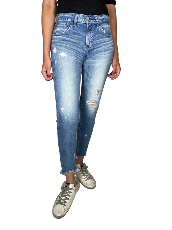 Jeans Azul Rasgado