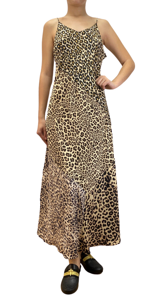 Vestido Seda Animal Print