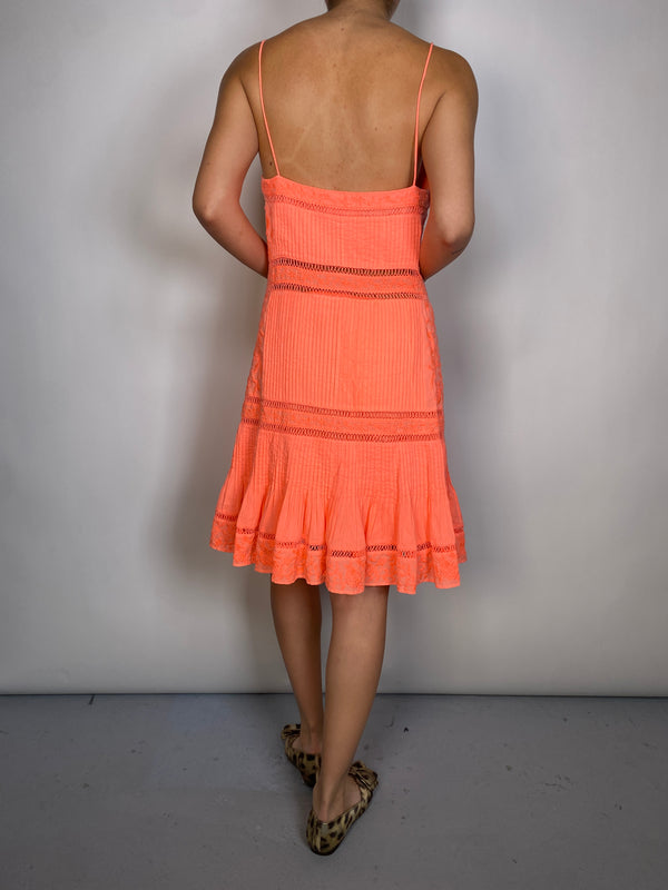 Vestido Bordado Fluorescente