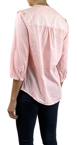 Blusa Rosada A Rayas