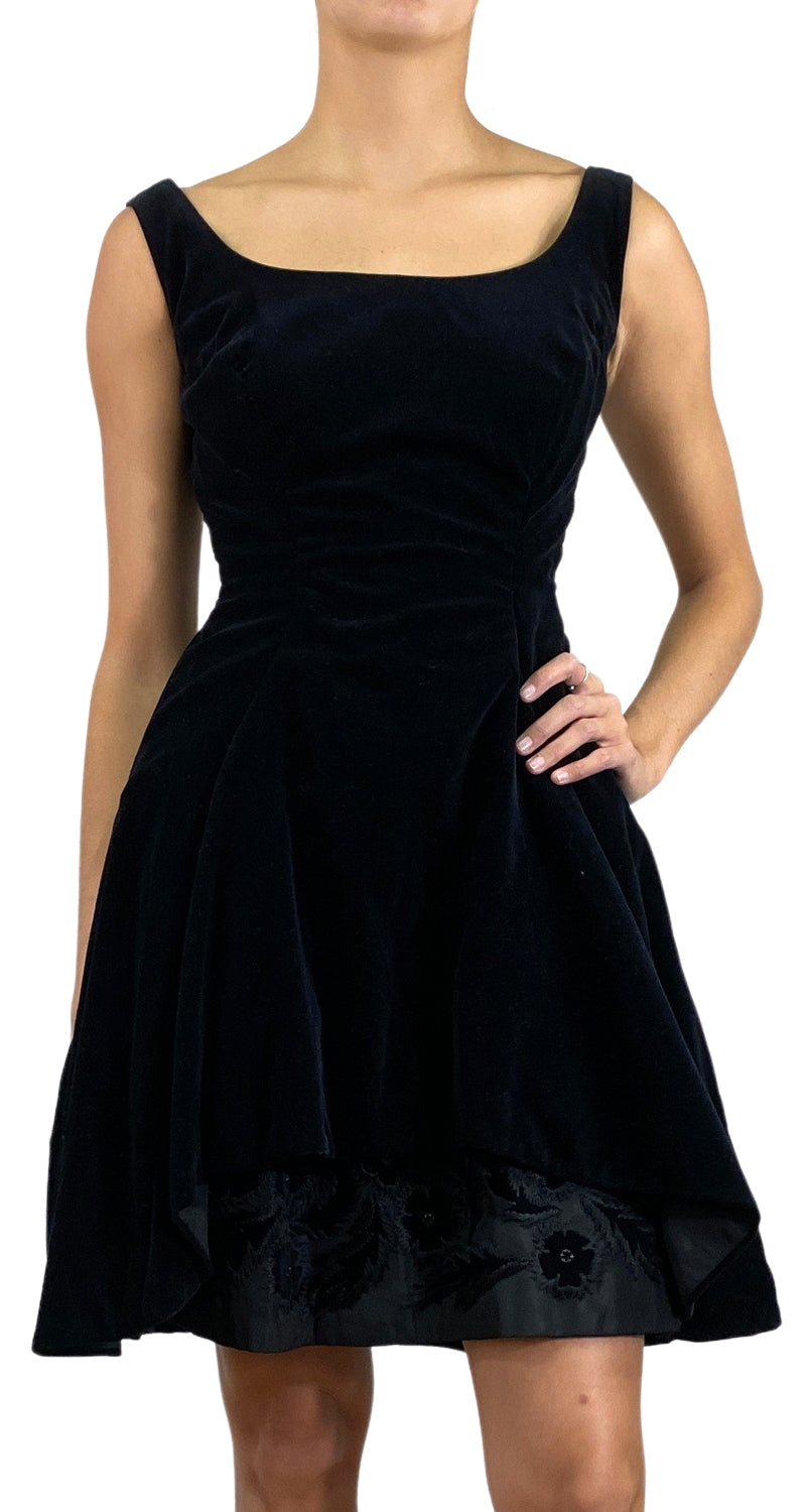 Vestido Negro Velvet