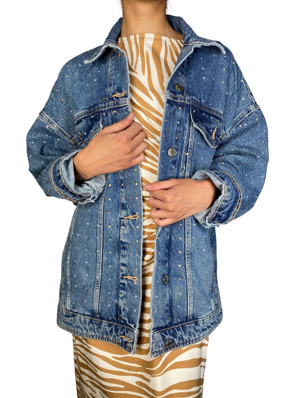 Chaqueta Brillos Oversize