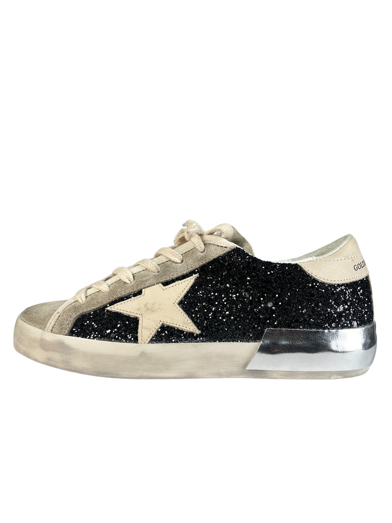 Zapatillas Superstar Blue Glitter