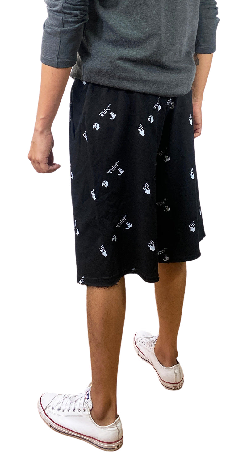 Short Negro Estampado