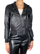 Chaqueta Bomber Cuero