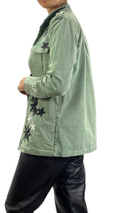 Chaqueta Denim Verde