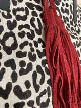 Cartera Cuero Animal Print