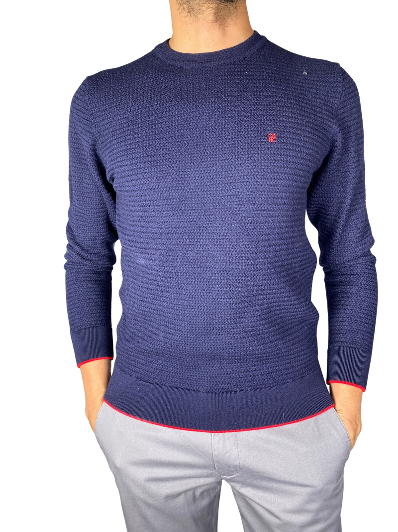 Sweater Lana Merino Azul