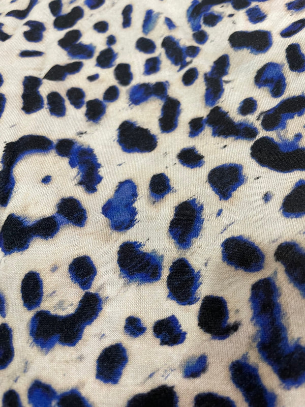 Polera Animal Print Blue