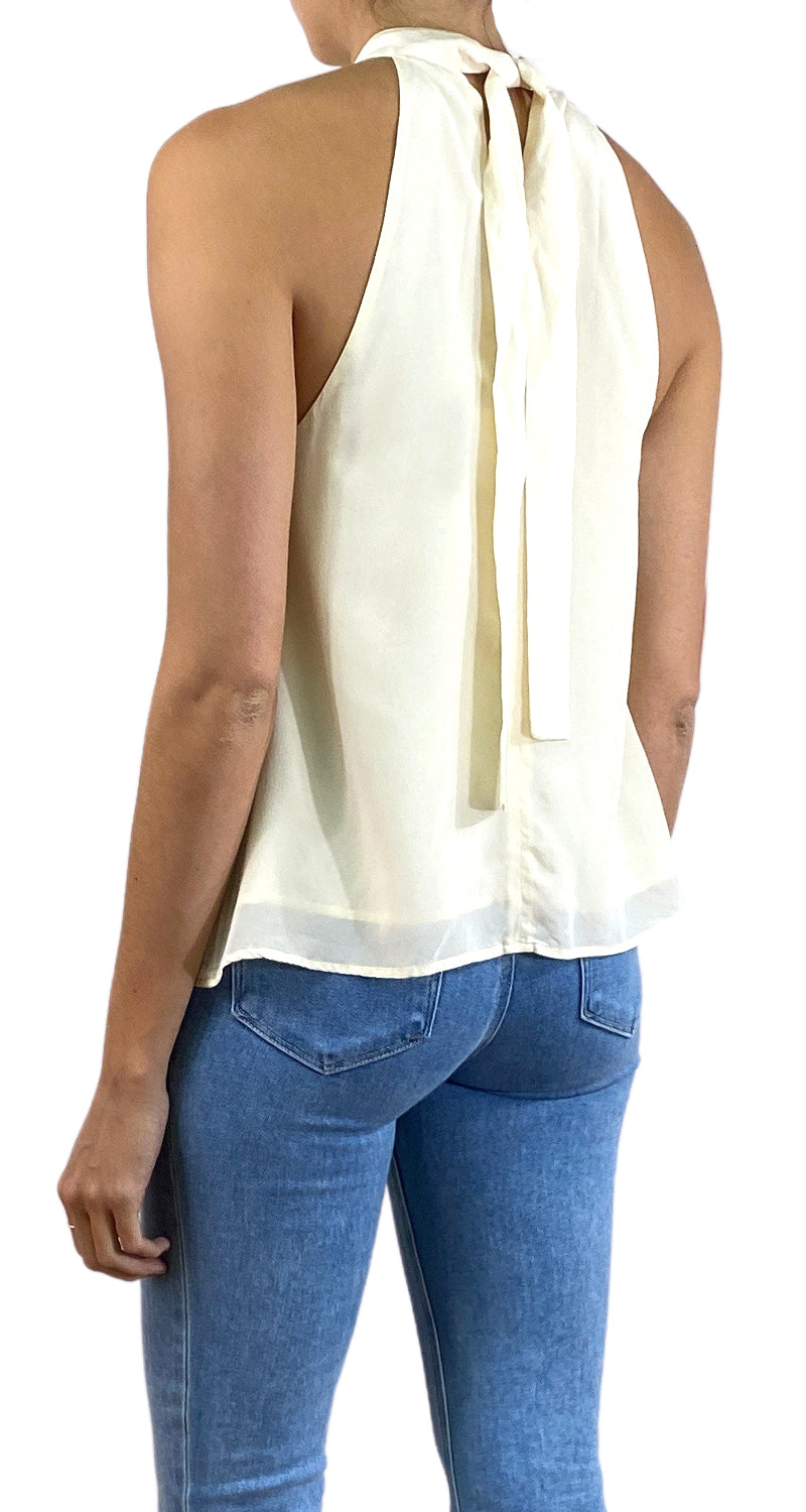 Blusa Seda Beige