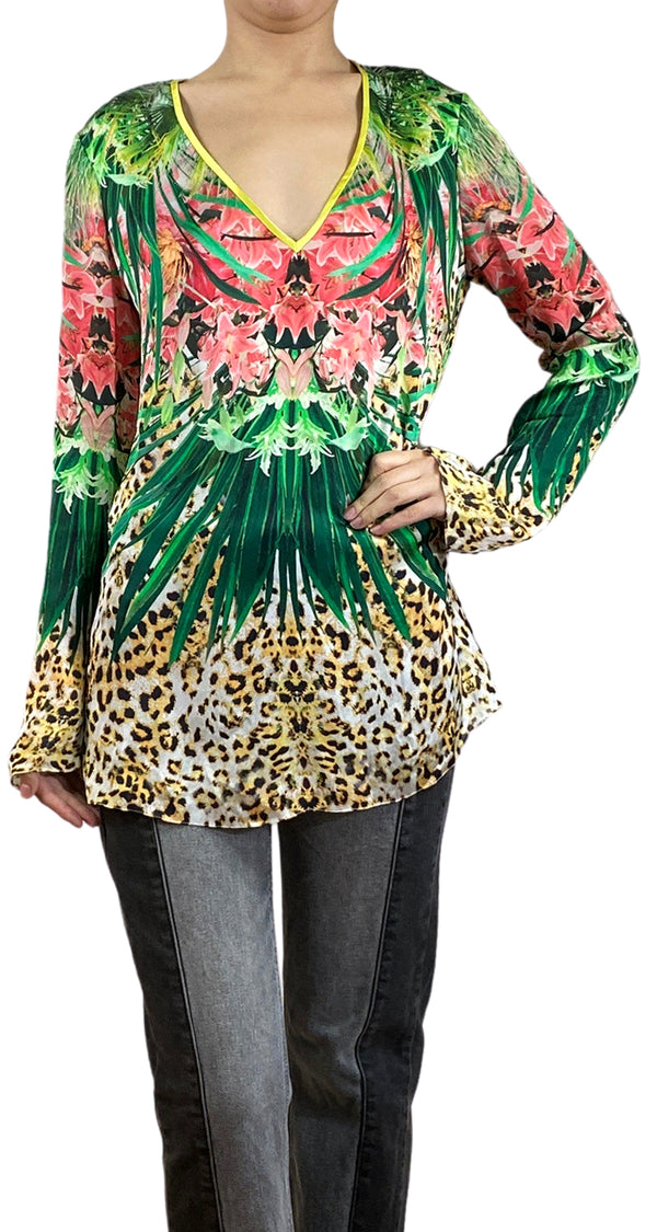 Blusa Seda Multicolor