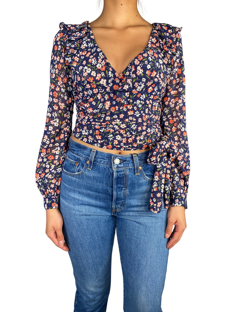 Blusa De Vuelos Floral