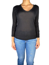 Sweater Negro Lana Merino