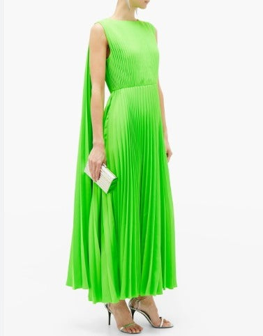 Vestido Pleated Preen