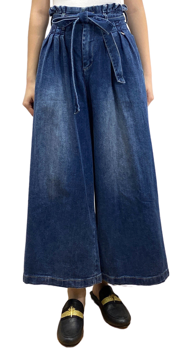 Pantalón Culotte Denim