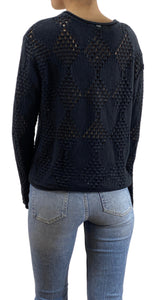 Sweater Negro Tejido