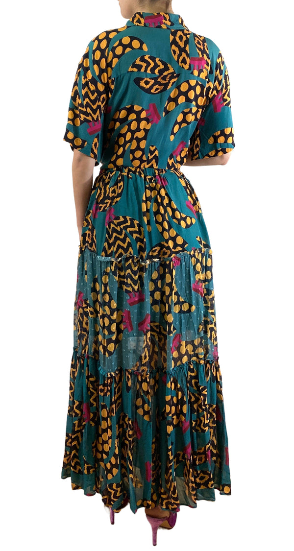 Falda Maxi Multicolor