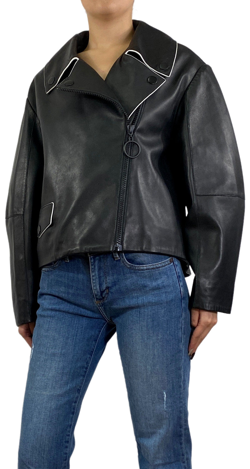 Chaqueta Negra Biker