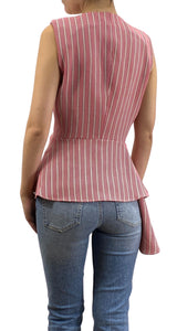 Blusa Rayas Rojas