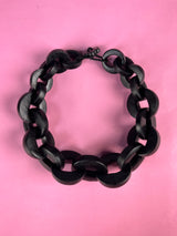 Collar Cadenas Negro