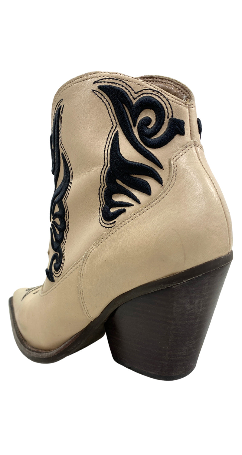 Botines Cowboy Beige