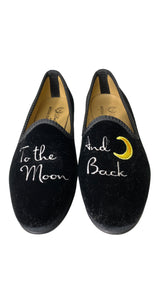 Mocasines To The Moon Black