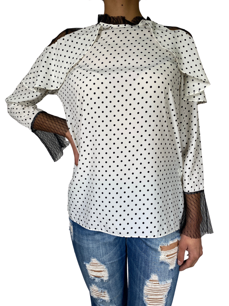 Blusa Puntos Volantes