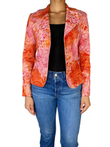 Blazer Naranja Floral