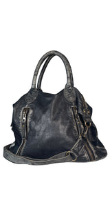 Bolso De Mano Gris