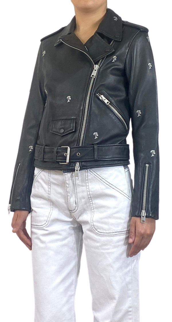 Chaqueta Biker Palmeras