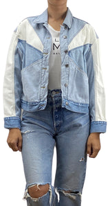 Chaqueta Denim Bicolor