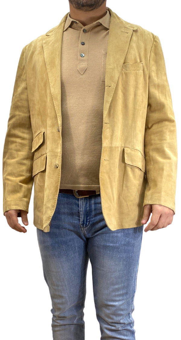 Blazer Cuero Beige