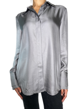 Blusa Seda Gris