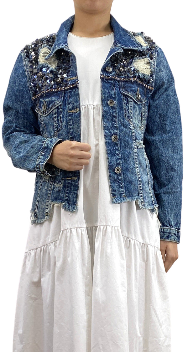 Chaqueta Denim Azul