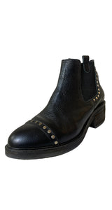 Botines Cuero Negro