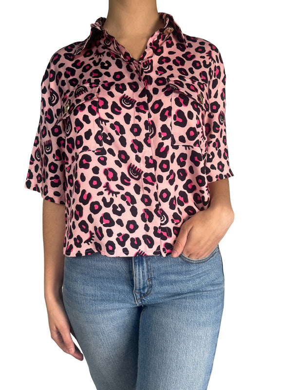 Blusa Animal Print Viscosa