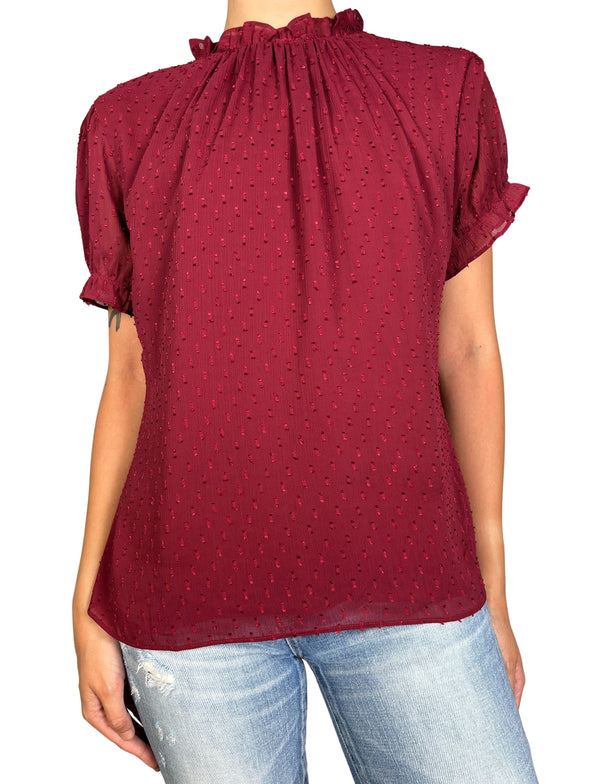 Blusa Cuello Vuelos