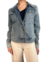 Chaqueta Denim Estampado