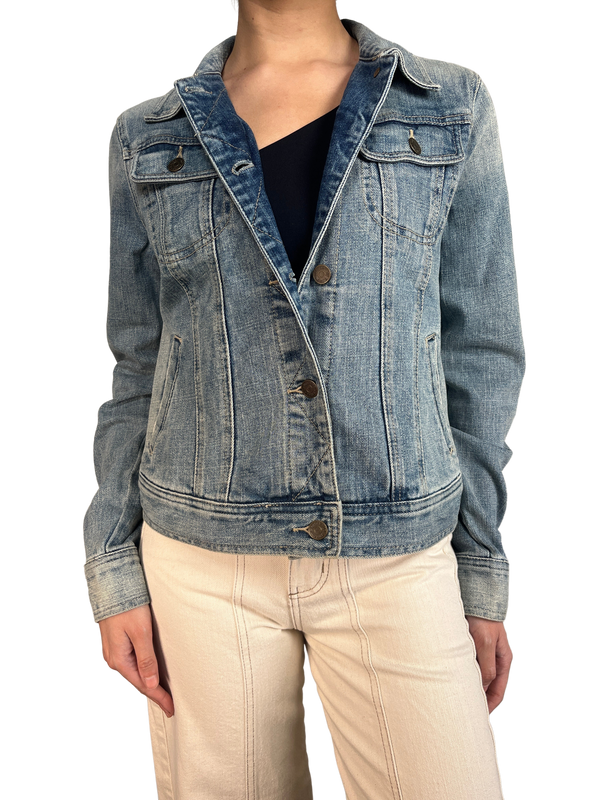 Chaqueta Denim Estampado