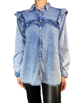 Blusa Denim Vuelos