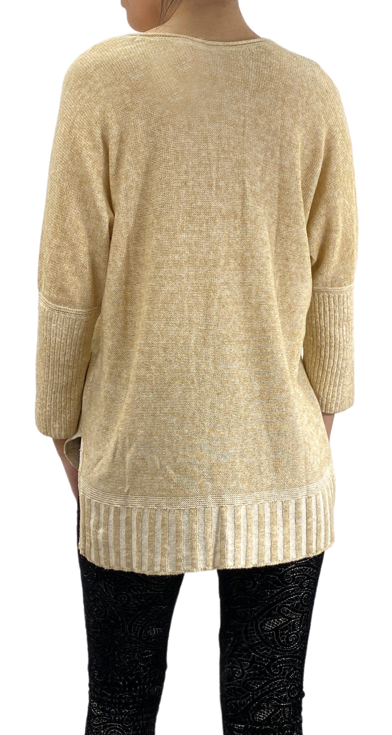 Sweater Beige Tejido