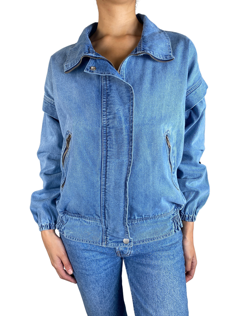 Chaqueta Bomber Denim