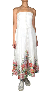 Vestido Maxi Lino Crema