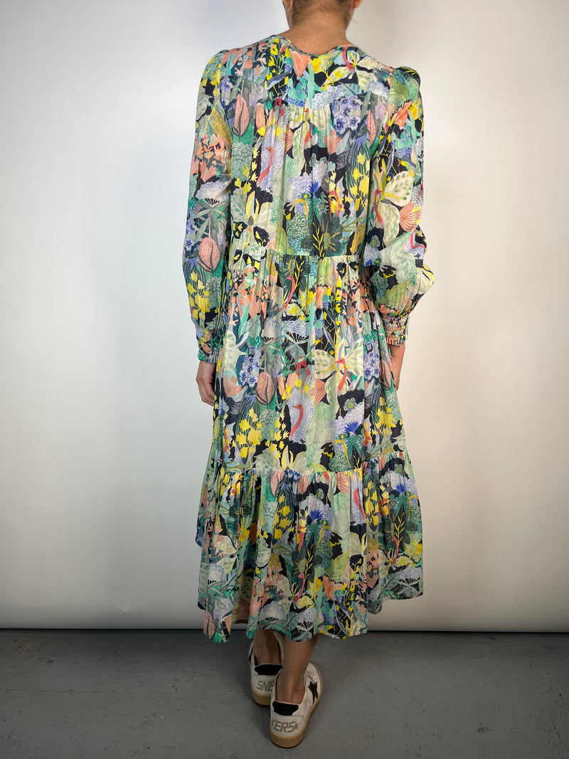 Vestido Verde Michelle Morin x Gorman