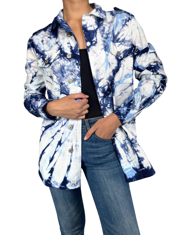 Sobrecamisa Tie Dye Denim