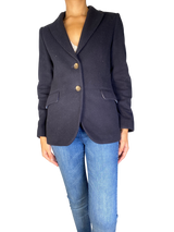 Blazer Azul Lana