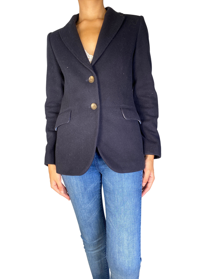 Blazer Azul Lana