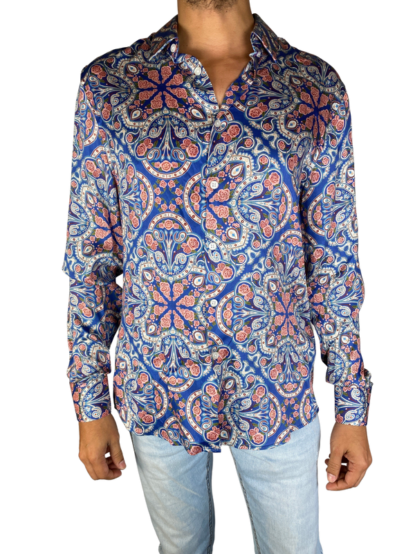 Camisa Estampada Multicolor